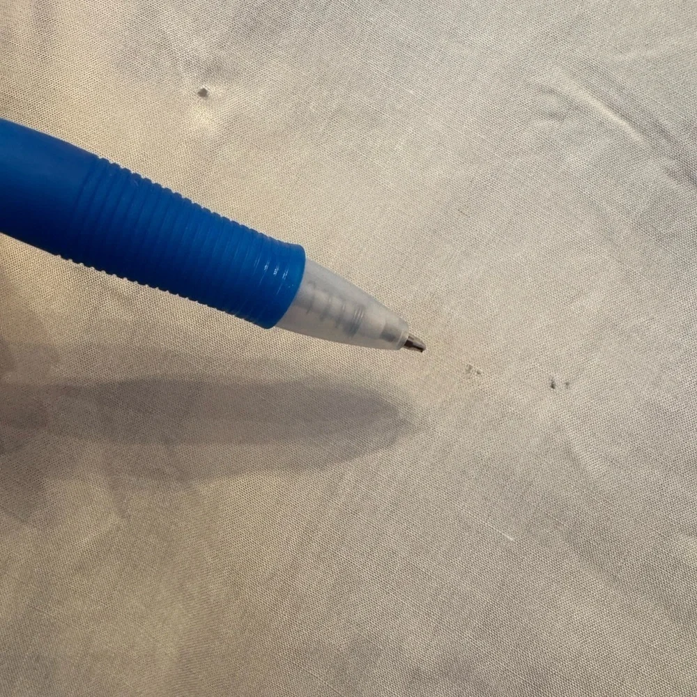 Solitaire Swim Tunic Top Womens White Blue Embroidered Beach Cover Sz L - Picture 7 of 9